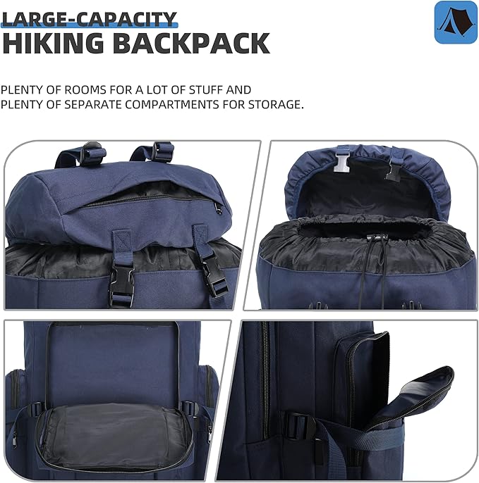 100L Camping Hiking Military Tactical Backpack Outdoor Climbing Sport Bags for Camping,Backpacking