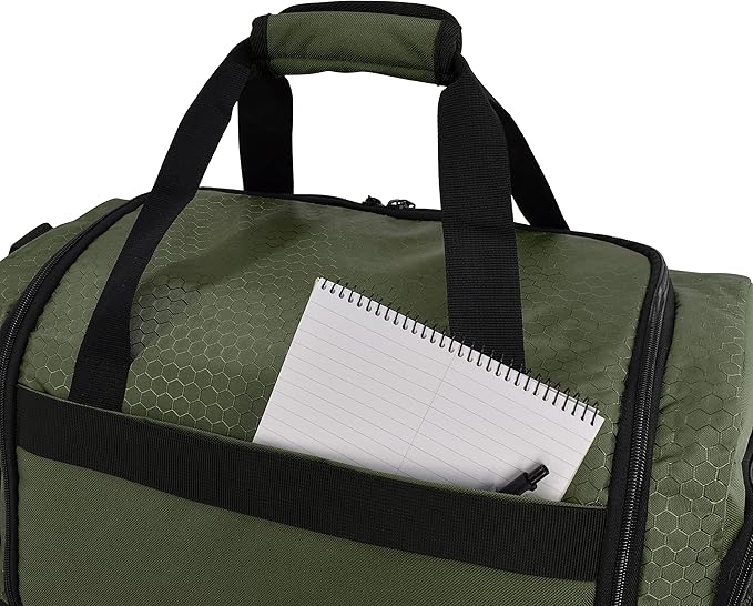 Ultimate Gym Bag 2.0: The Durable Crowdsource Designed Duffel Bag with 10 Optimal Compartments Including Water Resistant Pouch