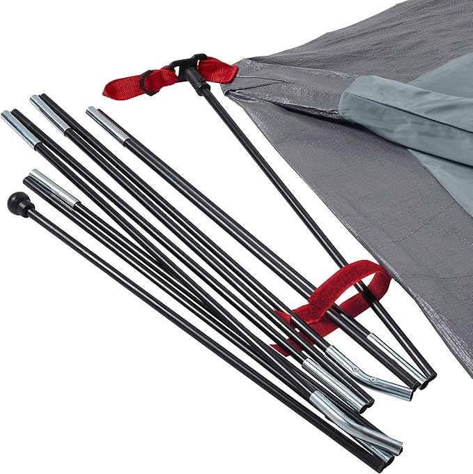 Coleman Skydome Series Camping Tent Weatherproof Tent Includes Pre-Attached Poles Rainfly Carry Bag and Unique Pattern Sets up in 5 Minutes