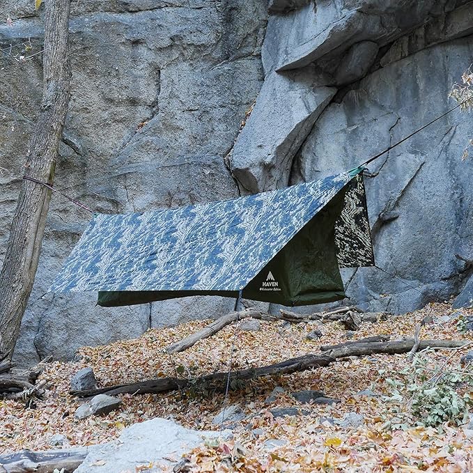 Haven Tents Lay Flat Hammock Tent - Waterproof Tent & Camping Hammock with Mosquito Net - Includes Insulated Pad and Rainfly - Haven Tent, Haven XL, Haven Safari