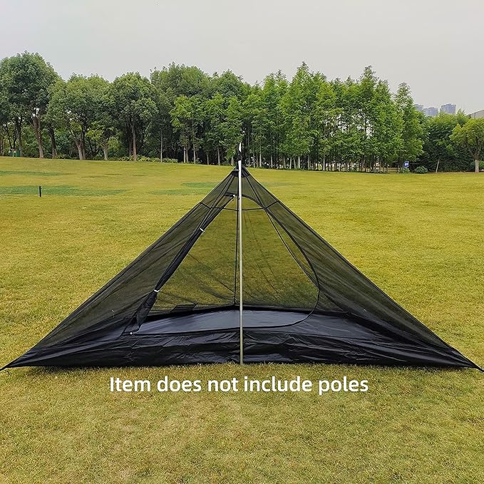 Longeek 2-4 Person Camping Tent 4 Seasons Backpacking Ultralight Easy Up Hot Teepee