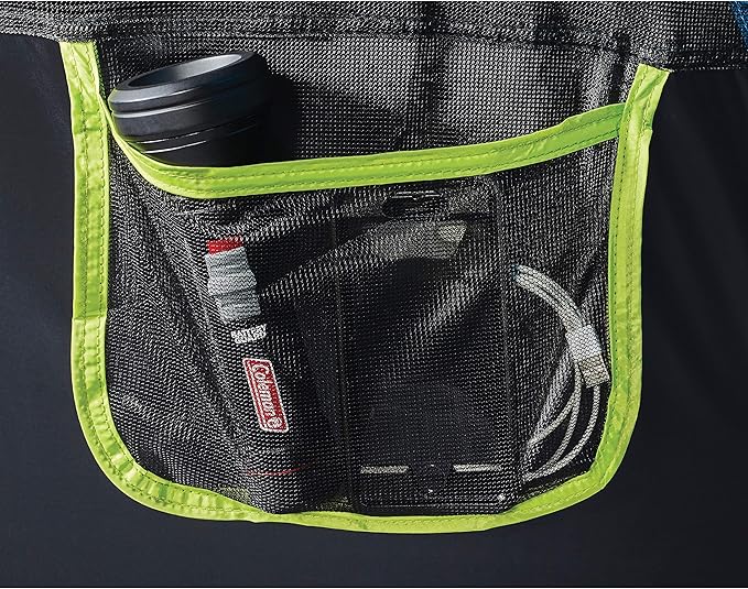 Coleman Carlsbad Dark Room Tent with Screened Porch 4/6 Person Tent Blocks 90% of Sunlight to Keep Inside Cool Weatherproof with Easy Setup Made of PFAS-Free Materials